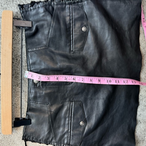 Leather mini skirt - Picture 11 of 16
